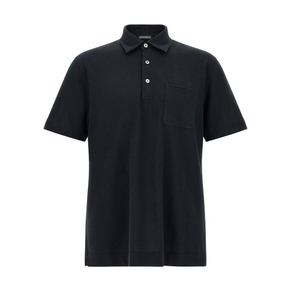 Zegna Men Polo Shirt With Pocket